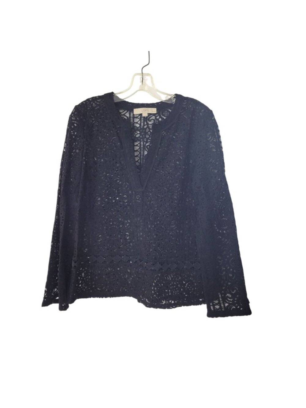 Loft Black Lace Blouse/Cover Up - Picture 5 of 5